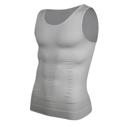 Men Compression Shirt for Body Shaper Slimming Vest Tight Tummy Underwear Tank Top